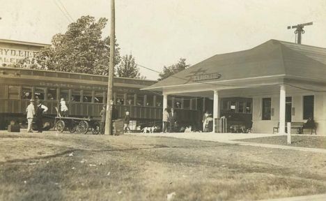 Oden, MI depot